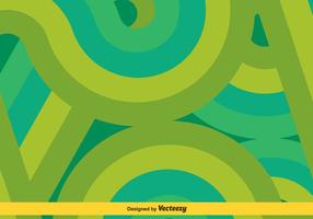 Groene / Turquoise Swishes Vector Achtergrond