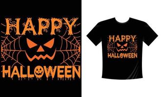 gelukkig halloween -halloween afdrukken t-shirt typografie ontwerp vector