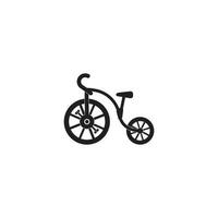 wijnoogst fiets icoon vector