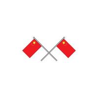 China vlag logo. vector