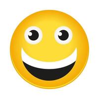 glimlachen emoji icoon vector