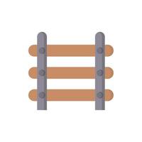 houten hek icoon vector