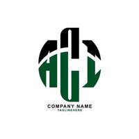 creatief aci brief logo ontwerp met wit achtergrond vector