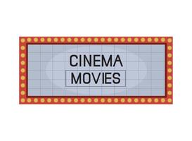 bioscoop films aanplakbord vector