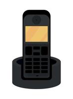 draadloze telefoon icoon vector