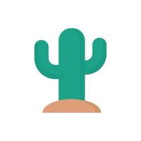 cactus Aan zand vector