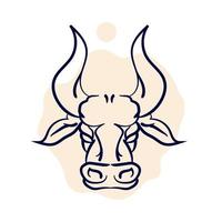 Taurus sterrenbeeld vector