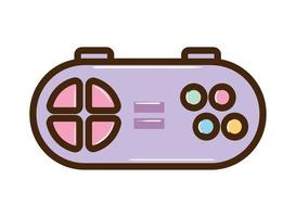 90s gamepad video vector