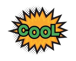 comics toespraak bubbel cool vector