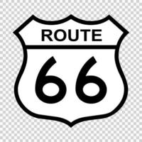 ons route 66 teken vector