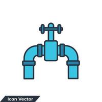 loodgieter icoon logo vector illustratie. loodgieter teken symbool sjabloon voor grafisch en web ontwerp verzameling