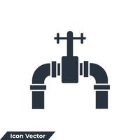 loodgieter icoon logo vector illustratie. loodgieter teken symbool sjabloon voor grafisch en web ontwerp verzameling