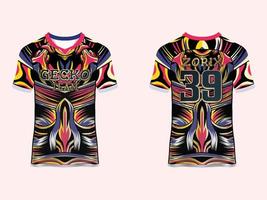 raglan mouwen sport- Jersey ontwerp vector