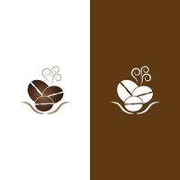 koffieboon pictogram vector