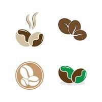 koffieboon pictogram vector