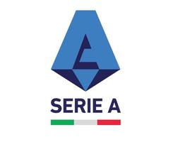 serie een symbool logo met naam ontwerp Italië Amerikaans voetbal vector Europese landen Amerikaans voetbal teams illustratie