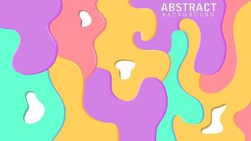 abstracte kleurrijke papier gesneden achtergrond vector
