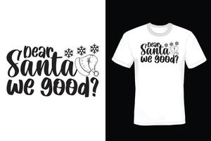 Kerstmis t overhemd ontwerp, vintage, typografie vector