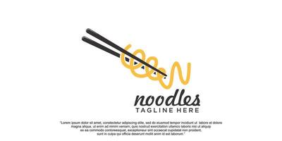 noedels logo ontwerp vector sjabloon premie vector een deel 1