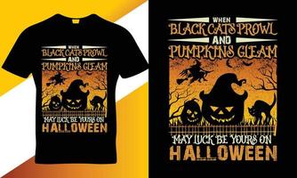 gelukkig halloween soort citaten t-shirt ontwerp vector sjabloon