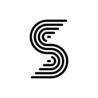 modern letter s monogram logo-ontwerp vector