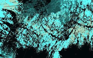 abstract grunge structuur zwart en blauw achtergrond vector