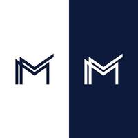 abstract eerste sjabloon logo minimalistische brief m element.symbool van modern, elegant, uniek en luxueus geometrie.ontwerp voor zakelijke bedrijf identiteit. vector