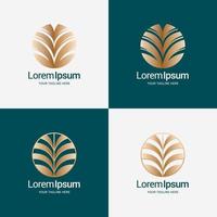 modern natuur logo ontwerp sjabloon vector