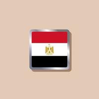 illustratie van Egypte vlag sjabloon vector