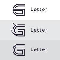 g logo vector sjabloon creatief g brief initialen logo ontwerp