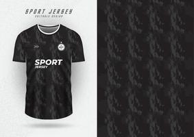 sport- Jersey, Jersey, rennen shirt, zwart patroon. vector