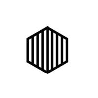 abstract kubus zeshoek logo ontwerp vector illustratie. modern kleurrijk abstract zeshoek vector logo of element ontwerp. het beste voor identiteit en logo's. gemakkelijk vorm geven aan. vrij vector