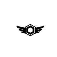 Vleugels logo sjabloon vector icoon ontwerp vrij vector