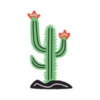 cactus fabriek tekening vector