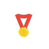 goud medaille ontwerp element vector