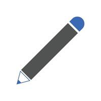 pen, potlood pictogrammen. tekening gereedschap icoon reeks vector