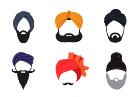 Gratis Turban Vector