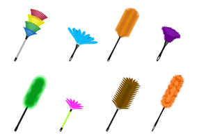 Gratis Feather Duster Vector