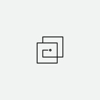 minimaal logo ontwerp verzameling vector
