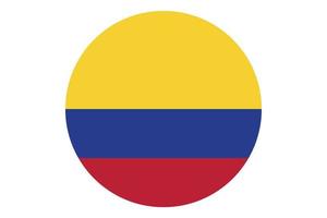 cirkel vlag vector van Colombia