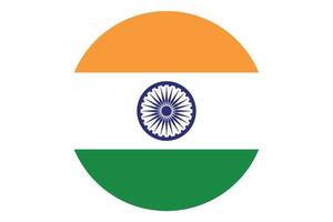 cirkel vlag vector van Indië