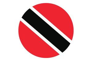 cirkel vlag vector van Trinidad en Tobago