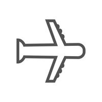 vliegtuig pictogrammen vector illustratie