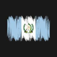 Guatemala vlag struik slagen. nationaal vlag vector