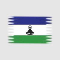 lesotho vlag vector. nationale vlag vector