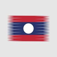 Laos vlag vector. nationale vlag vector