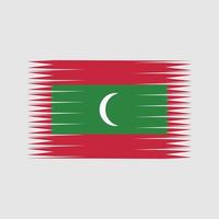 Maldiven vlag vector. nationale vlag vector