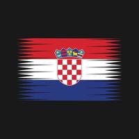 Kroatië vlag vector. nationale vlag vector