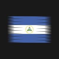 Nicaragua vlag vector. nationale vlag vector