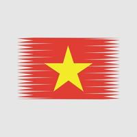 vietnam vlag vector. nationale vlag vector